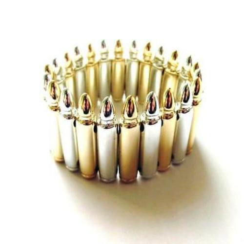 Bullet Bracelet Bracelet Women Gun Pistol Stretch Ammunition 7 Colors NEW | eBay