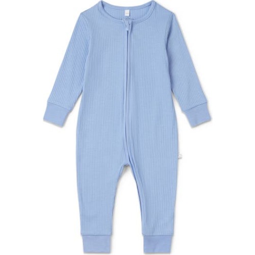 Rib Fitted One-Piece Romper, 9-12 M