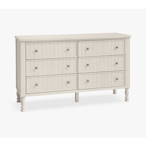 Catalina Beadboard 6-Drawer Dresser (56w x 19d")
