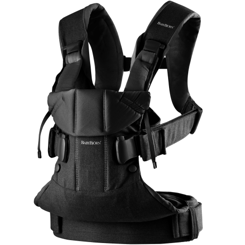 Baby Carrier One: Black - Woven Mix