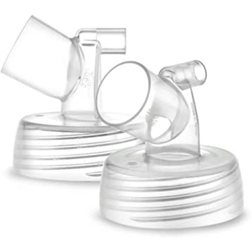 Maymom Widemouth Connector 2pc Compatible w Spectra S1 Spectra S2 Pump; Compatible with Medela PersonalFit Shield, Pumpin Pal Shield, Lansinoh Flange, Maymom MyFit Shields, MyFit Crater Shield