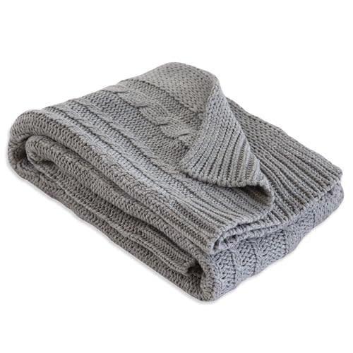 Burts Bees Baby Infant Blanket, Cable Knit, Made with 100% Soft Breathable Organic Cotton, Nursing Blankets, Machine Wash Baby Newborn Essentials, Size 30 x 40 Inch