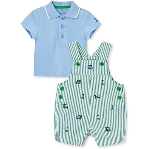 Little Me baby-boys 2-piece Tee Shirt and Shortall Set