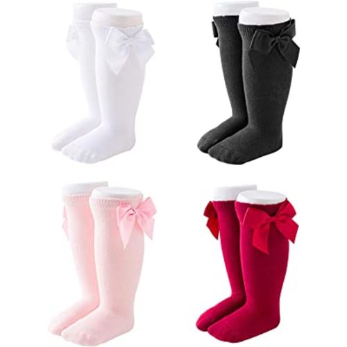 sockfun Baby Girls Socks Infant Toddler Newborn Girl Socks 4/5 Pack, Baby Toddler Girl Gifts Infant Girls