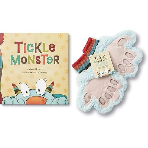 Tickle Monster Laughter Kit — Includes the Tickle Monster book and fluffy mitts for reading aloud and tickling! Product Bundle – Picture Book, September 30, 2009