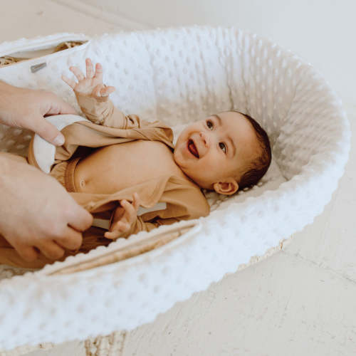 Footie - Mocha – Bonsie Skin to Skin Babywear