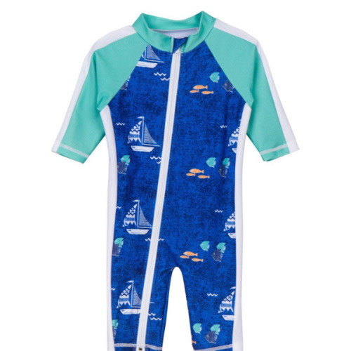 Sunsuit - Long Sleeve Romper Swimsuit | "Captain Kid"