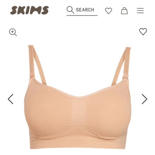 MATERNITY NURSING SCULPTING BRA | CLAY