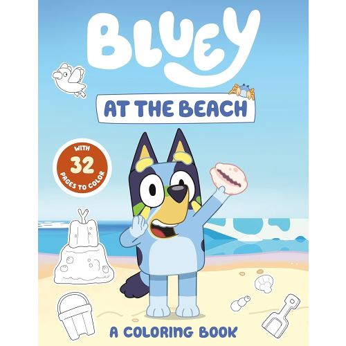 Bluey: At the Beach: A Coloring Book
