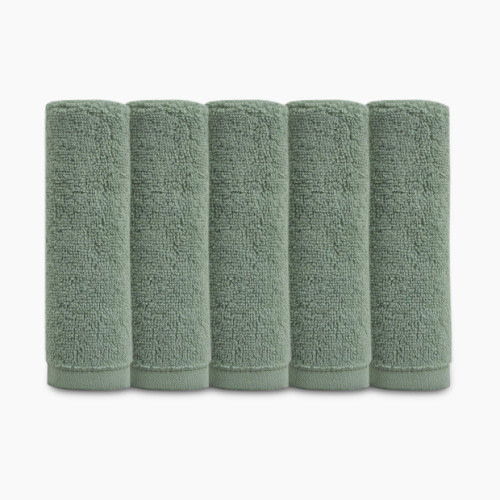 Natemia Organic Cotton Baby Washcloths - Sage