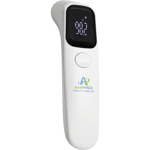 Amplim Non-Contact Forehead Thermometer for Kids and Adults - Touchless Digital Fever Thermometer with Temporal Head Function - No-Touch Baby Thermometer for Accurate Temperature Reading