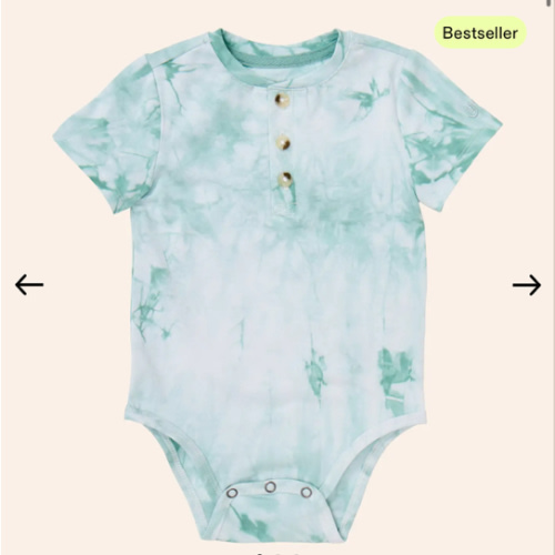 Tie Dye Henley Onesie – Young Days