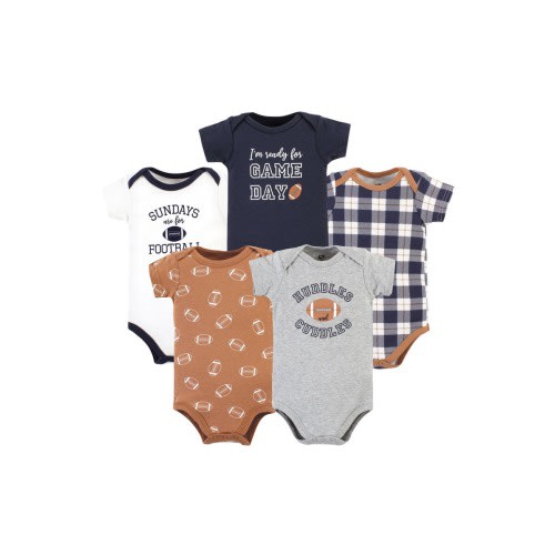 Multipack of 5 Comfortable Cotton Bodysuits