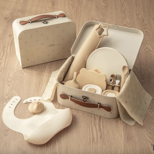 First Bites Gift Set (Croissant/Ivory)