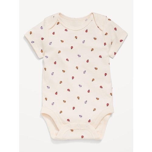 Printed Short-Sleeve Bodysuit for Baby