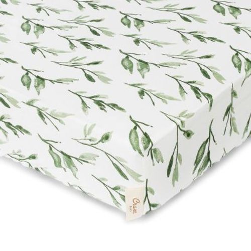 Crane Baby Cotton Sateen Fitted Crib Sheet