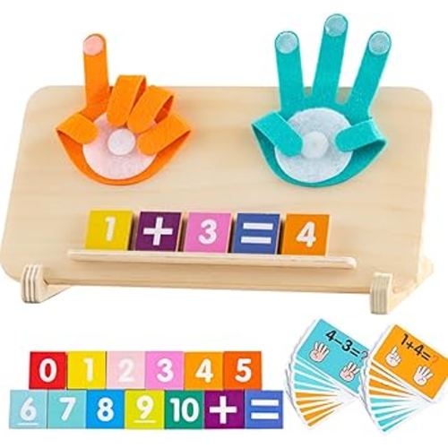 Montessori Toys for 3 4 5 Year Old,Preschool Learning Toys for Toddlers age 2-4,Educational Math manipulatives Number Counting Blocks for Kids,Birthday Christmas Stocking Stuffers for Boys Girls