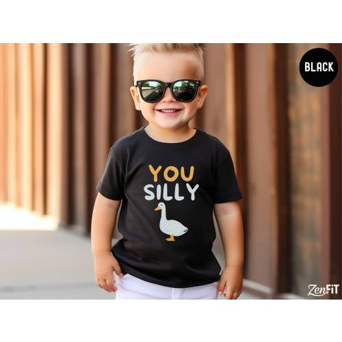 Silly Goose, Funny Toddler Shirt, Sarcastic Kids TShirt, Funny Youth Shirts, Gift for Son, Daughter Tee, Toddler Birthday Gift, Kids Apparel