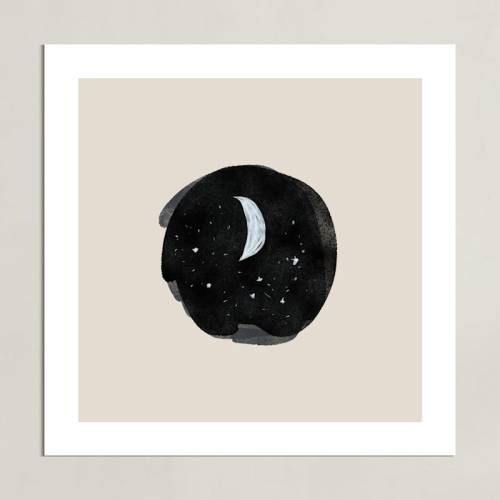 Little Moon Limited Edition Nursery Art Print by Nancy Noreth