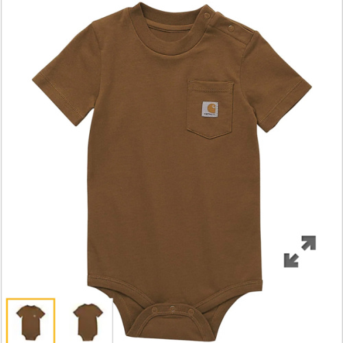 Kids' Short Sleeve Pocket Bodysuit (Infant)