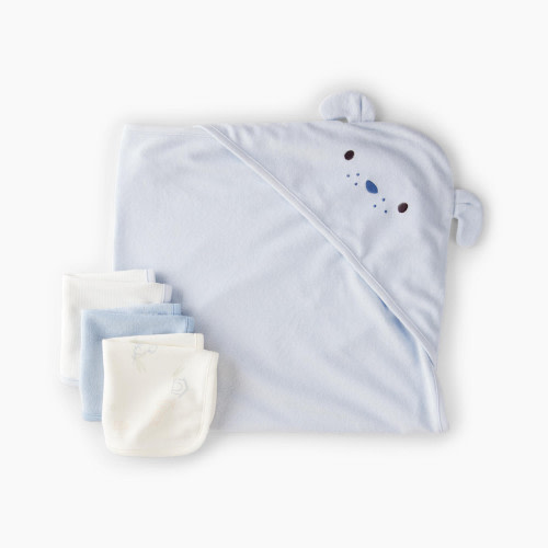 Carter's 4-Piece Towel and Washcloth Set - Blue