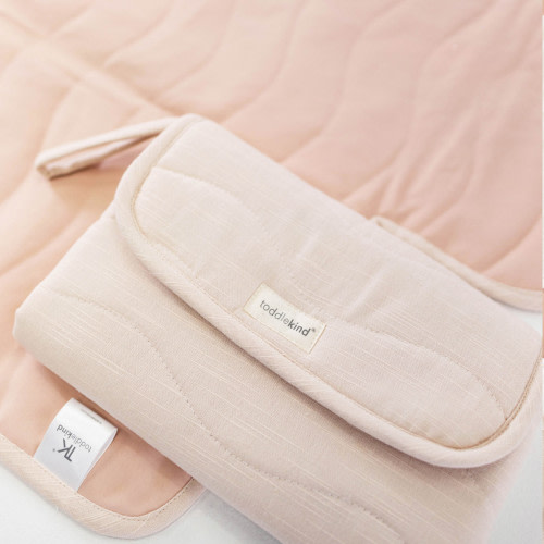 Toddlekind Mini Maven Portable Changing Mat - Blush