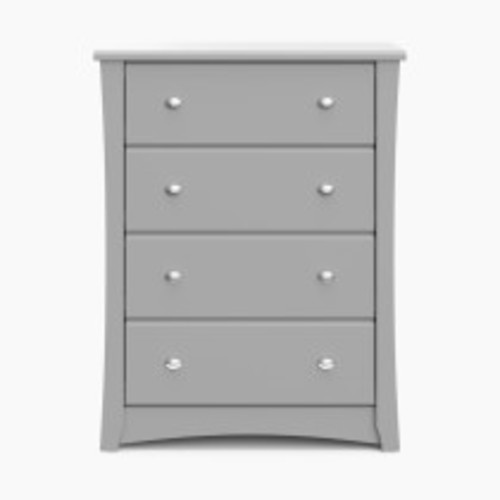 Storkcraft Crescent 4 Drawer Chest - Pebble Gray