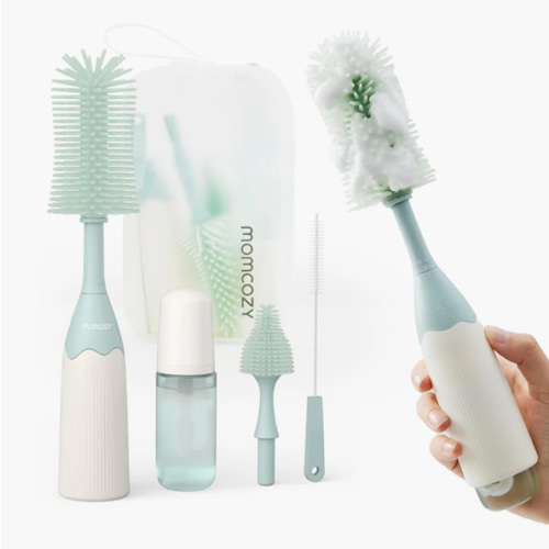 Momcozy Innovative Push-Press Design Bottle Brush Kit