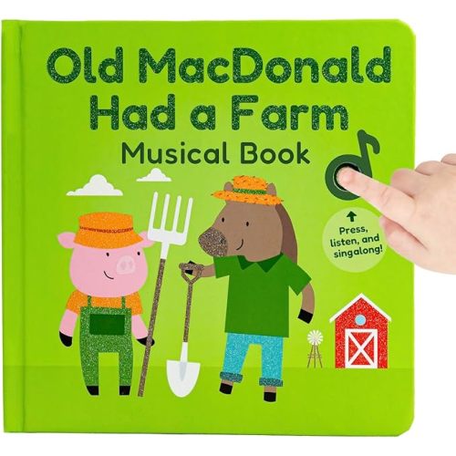 Cali's Books Old Macdonald Had a Farm | Interactive Books for 1 Year Old, Books for 2 Year Olds with Buttons on Every Page | Fun Farm Toy Book for Baby and Toddlers | Great Gift for Kids