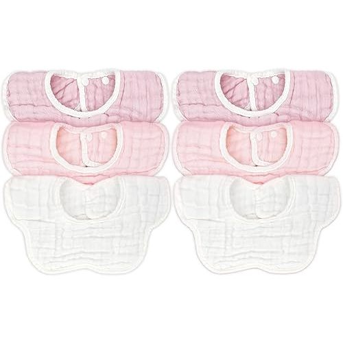 Baby Bibs Muslin Drool Teething Drooling Bibs for Baby Girl Boy Muslin Cotton