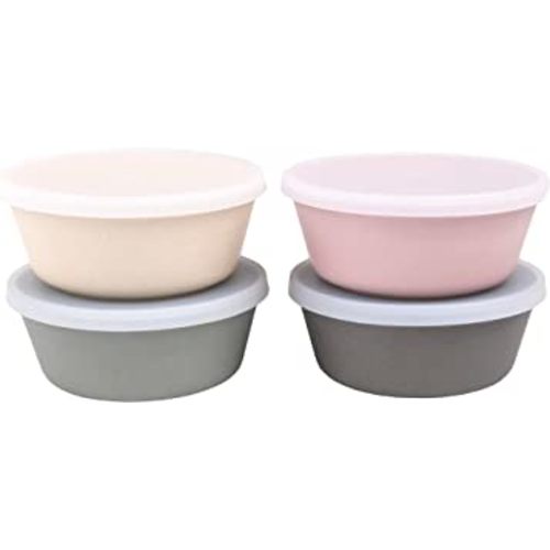 Boon Snug Snack Universal Silicone Snack Lid with Cup 9m+ 2 Cups & 2 Lids -  7 oz, 4 Count - Foods Co.