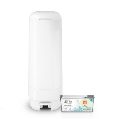 Diaper Genie Signature Diaper Pail, Color: White