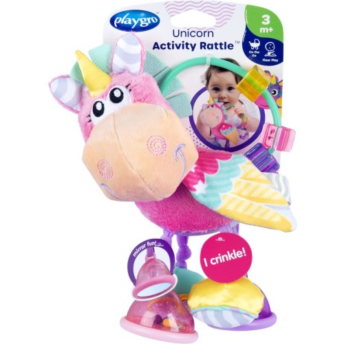 Playgro Unicorn Activity Rattle