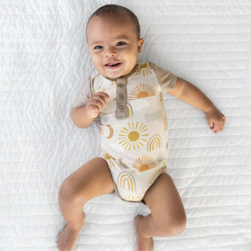 Desert Sunrise Henley Bodysuit
