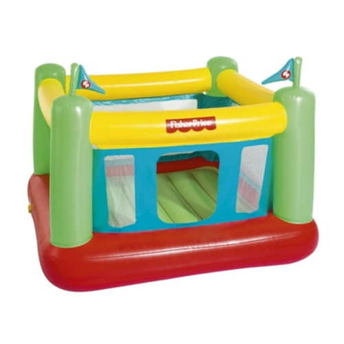Fisher-Price Indoor Inflatable Baby Bouncer for Toddler with Built-in Pump