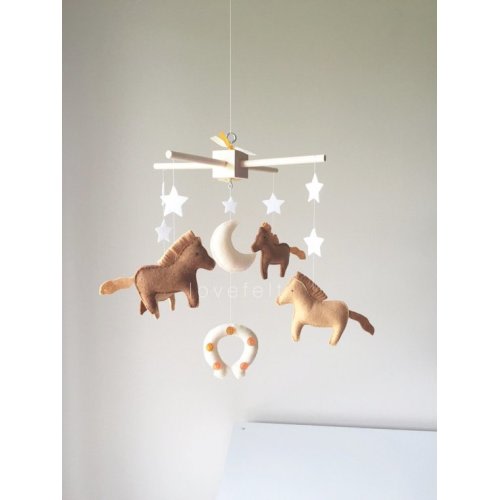 Baby Mobile Baby Crib Mobile Horse Mobile Western Nursery Gender Neutral Mobile - Etsy