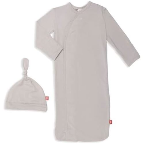 Magnetic Me Modal Newborn Sleeper Gown & Hat Set | Silky Soft Modal Fabric Sleep Sack