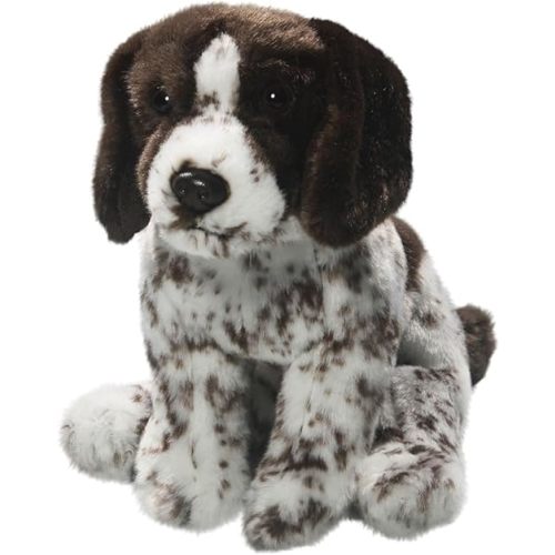 Carl Dick English Pointer Hunting Dog Sitting 8.5 inches, 24cm, Plush Toy, Soft Toy, Stuffed Animal 2674