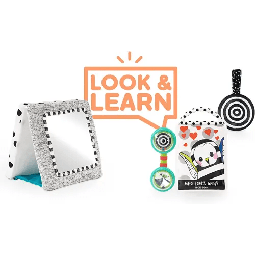 Sassy Look & Learn Baby Box - 0+ Months