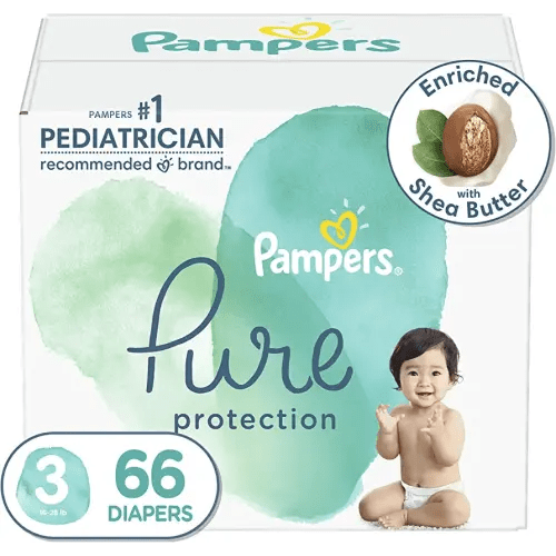 Pampers Pure Protection Baby Diapers Size 1 (8-14 lbs), 82 count - Foods Co.