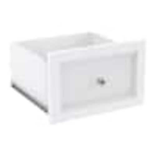 ClosetMaid Selectives 10 in. H x 15 in. W White Wood Drawer with Silver Handle 54943