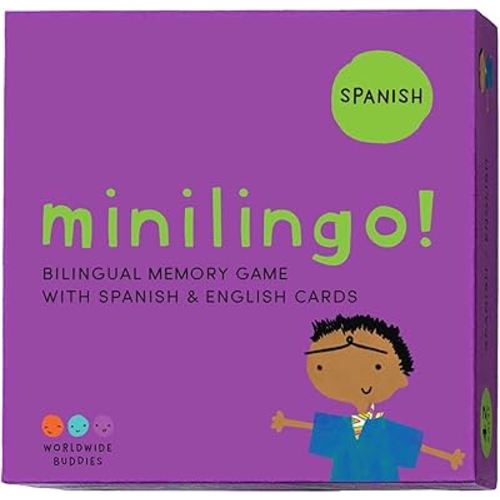 Minilingo Spanish / English Bilingual Flashcards: Bilingual memory game with Spanish & English cards (Minilingo Bilingual Flashcards) (Multilingual Edition)