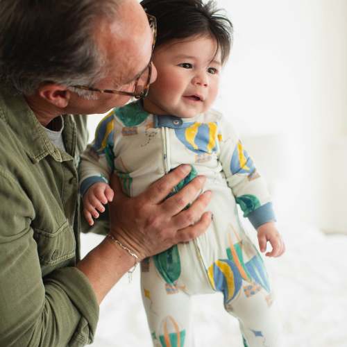Hot Air Balloon Festival Organic Sleeper – Burt's Bees Baby