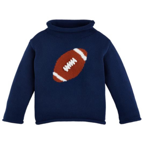 Football Rollneck Toddler Sweater