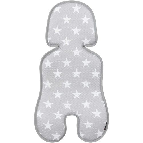 Manito Clean Infant Carseat 3D Mesh Seat Pad/Cushion/Liner (Star Grey)