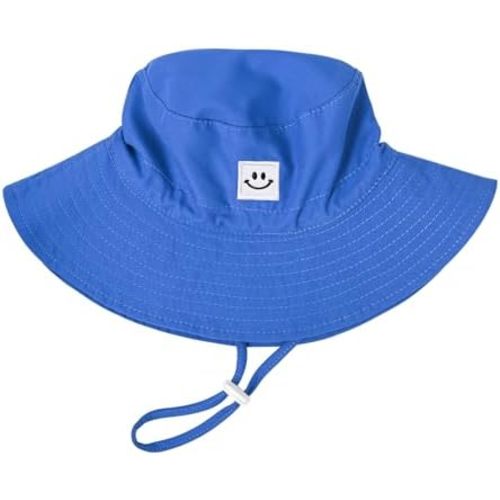 Baby Toddler Sun Hat,Kids Summer UPF 50+ Foldable Beach Bucket Hat for Boys Girls Children