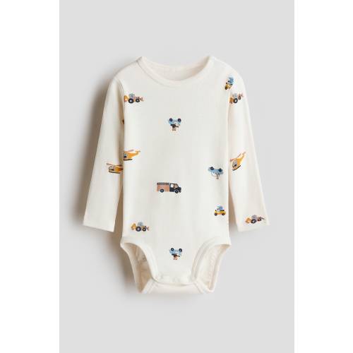 PRINTED COTTON BODYSUIT