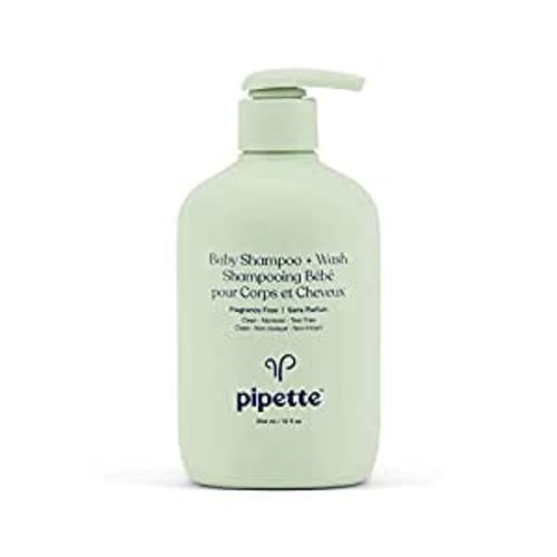 Pipette Baby Shampoo + Wash, Fragrance Free, 12 fl oz, (354 ml) : Baby