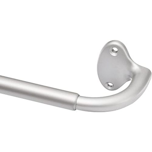 Amazon Basics Room Darkening Blackout Curtain Rod - 88" to 120", Nickel