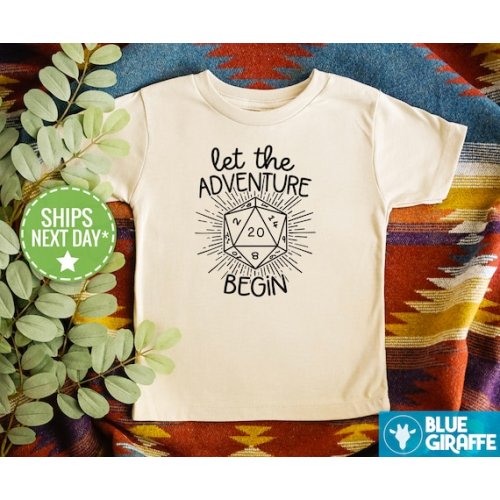 Let the Adventure Begin Baby Bodysuit, Gaming Dice Onesie®, Baby Announcement, Pregnancy Announcement, D&D, 20 Sided Die - Etsy